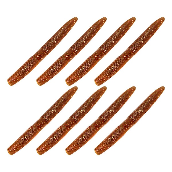 8PCS AR24 10cm/6.5g Myk Mark Soft Worm Fisking Agnet Kunstlivaktig Simulering Lokke Tilbehør #3