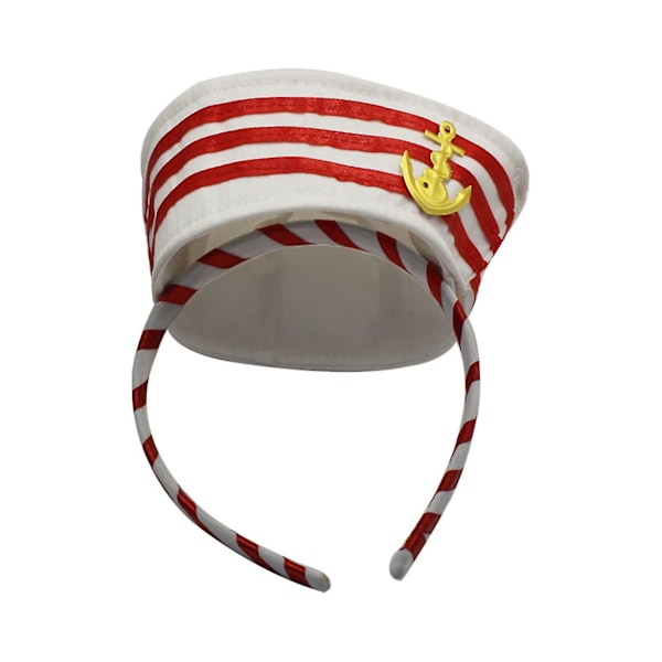 Chic Sailor Yacht Hat Shape Hair Hoop Adult Headband Carnival Hair Supplies