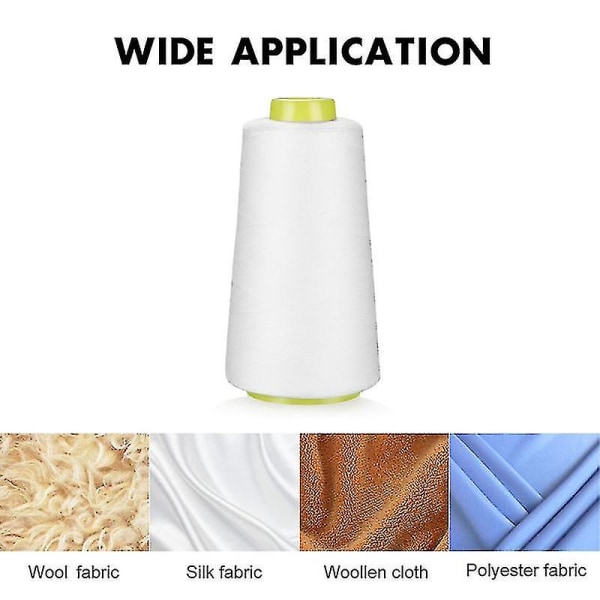 3000 meter sytråd polyester spole för handsyning