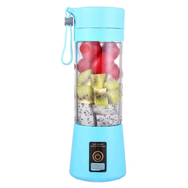380ML Mini Smoothie Mixer Portabel Elektrisk Maker Stativ Mixer Blender Smoothie Maskin (Blå)