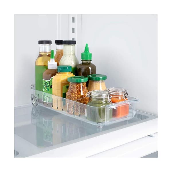 2-pack Kylskåpslåda Förvaringsbox Köksfrysfack Förvaringsbox Diverseförvaringsbox (Transparent)