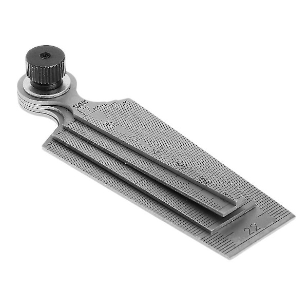 0-29mm Rostfritt Stål Svetsning Konisk För Gap Gauge Djup Linjal Hål Inspektion T