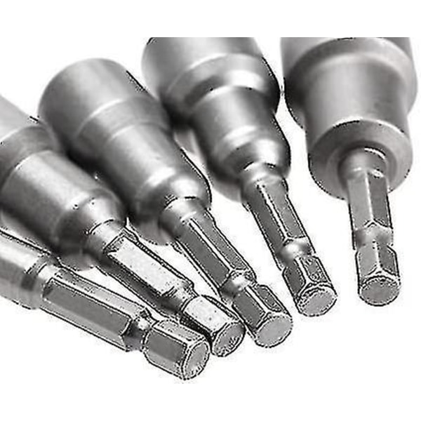 10 stk. Hex Socket Sleeve Dysser Magnetisk Møtrik Driver Sæt Boreadapter Hex Power Tools 6-15mm