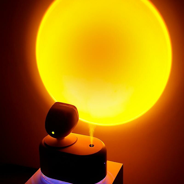 Solnedgångsprojektor LED Mood Night Light Sunset Mood Light (Vit)