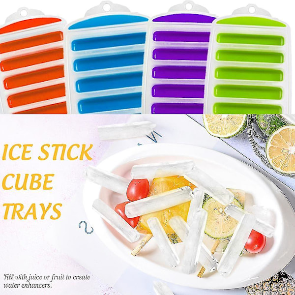 Ice Cube Trays 2 Pack Lineær Formet