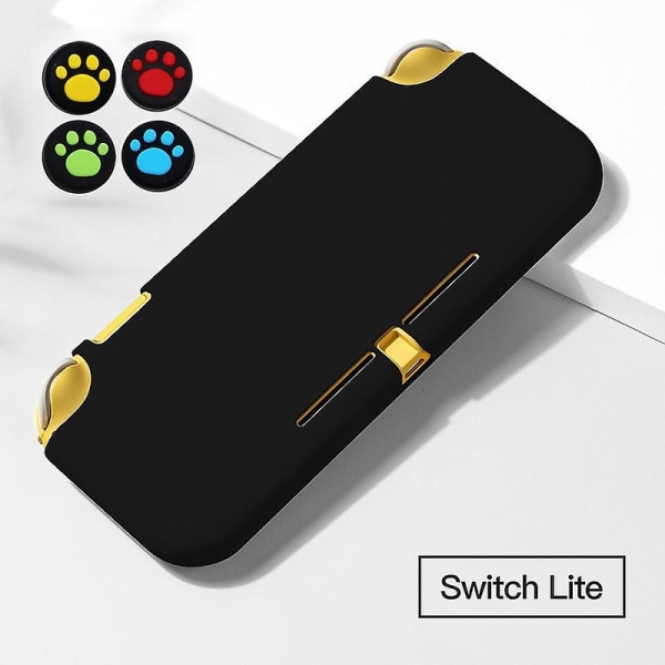 Tpu mjuka skyddsfodral för Nintendo Switch Lite Case Skin Shell Cover Gamepas Videospel Tillbehör för Switch LiteBlack