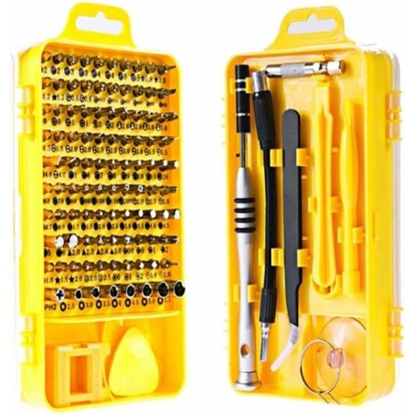 110-i-1 skruvmejselsats Mini elektrisk precisionsskruvmejsel Multifunktionell dator PC mobiltelefon enhet reparation handverktyg