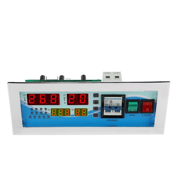 Automatisk äggkläckningsmaskin Controller Digital temperatur och fuktighetskontroll Tillbehör 180-240V