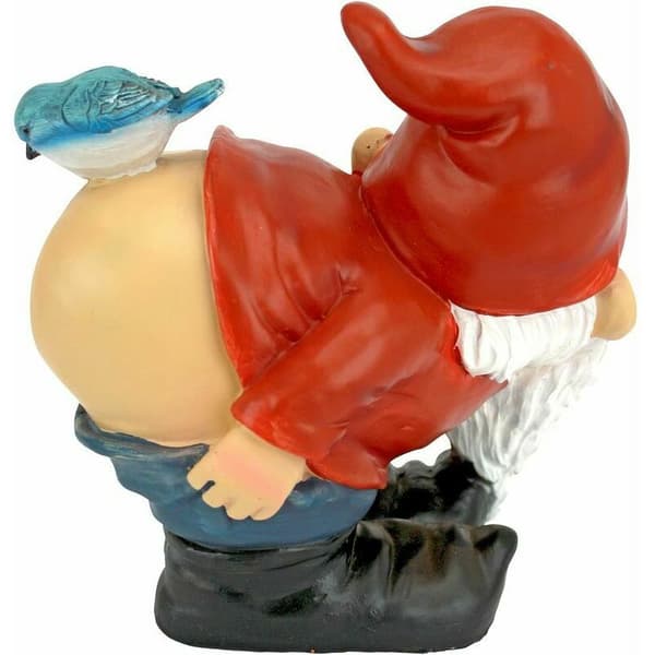 Rövtomte staty, medium?? 11 cm polyresin fullfärgspalett [Energiklass A+++]
