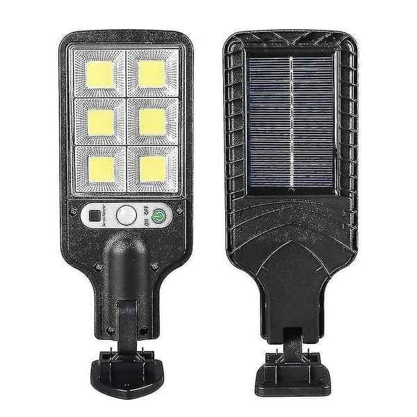 Solcelle Cob / Led Vanntett Menneskekroppssensor Gate Lampe Hage Utendørs Gård Sensor Gate Lam
