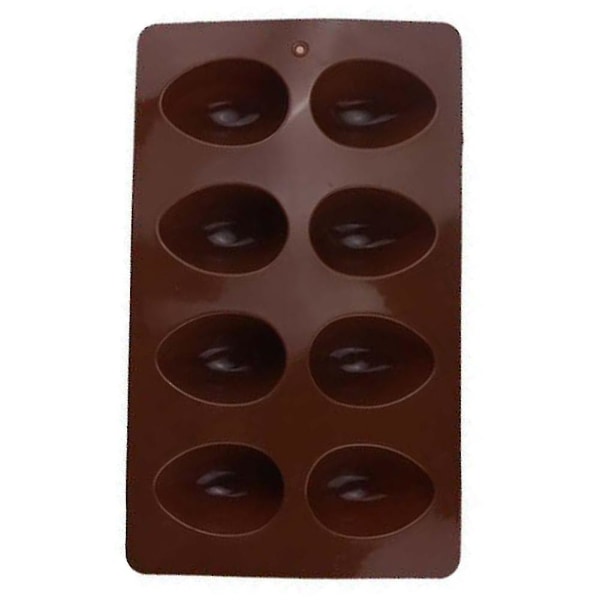 8 ägg Formade påskägg Silikon Bakform Form Chokladform Pudding Form Mould påsk