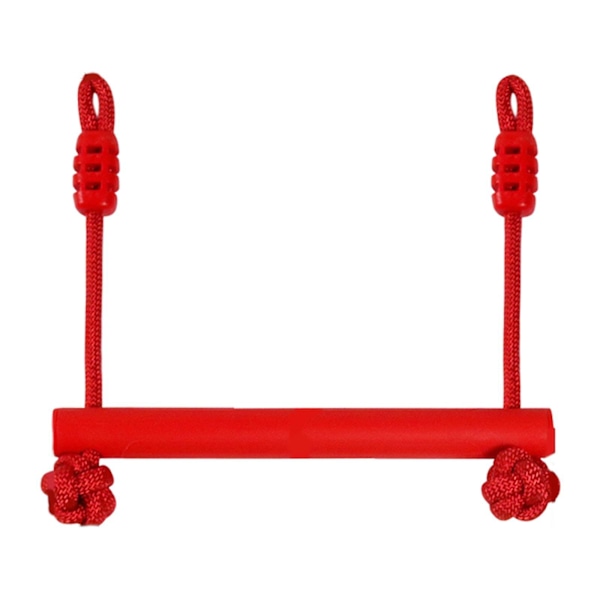 Børne Monkey Bar Fitness til udendørs brug i haven, udendørs gårdhaver (30 cm x 29,5 cm, rød)