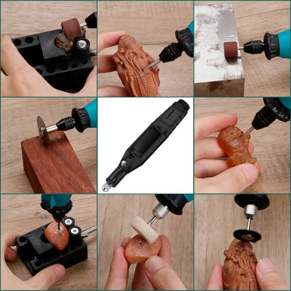Mini borr ABS elektroniska komponenter multifunktion 12V 13W borrverktyg ben carving skärning polering buffing slipmaskin set
