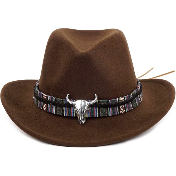 Unisex-murskattava cowboy-hattu Western Cowgirl Outback Hat Cattleman