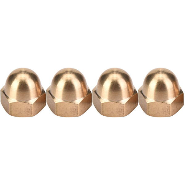 Mässing Ekorrnötter Set Dome Head Cap Hex Nut Set Fordon Fästelement (M12 5st)