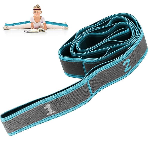 Yogarem, stretchrem med öglor för flexibilitet, multiögla