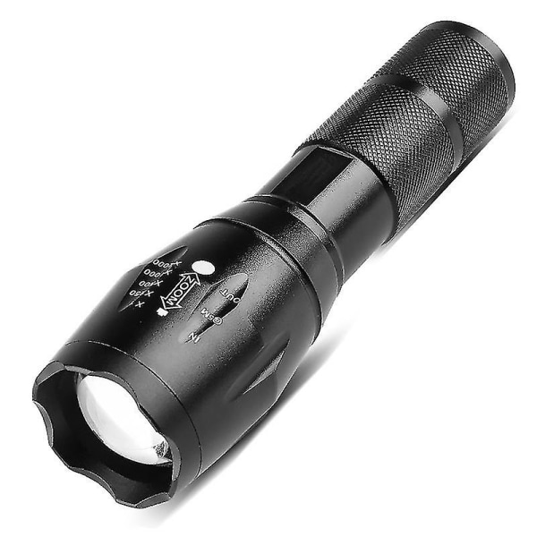 Ultratehokas LED-taskulamppu [1 kpl pakkaus] - Pitkän kantaman zoom, 5 tilaa, iskun- ja vedenpitävä (IP65) - taskulamppu tee-se-itse ja Extreme Conille