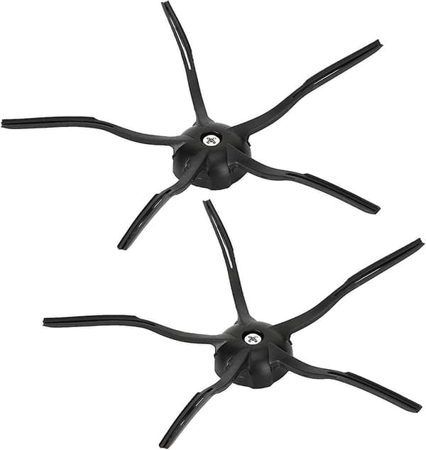 Sidoborste Sopa 2st Sidoborste Ersättningstillbehör för S6 S5 E35 E2 Sopa Robot Svart