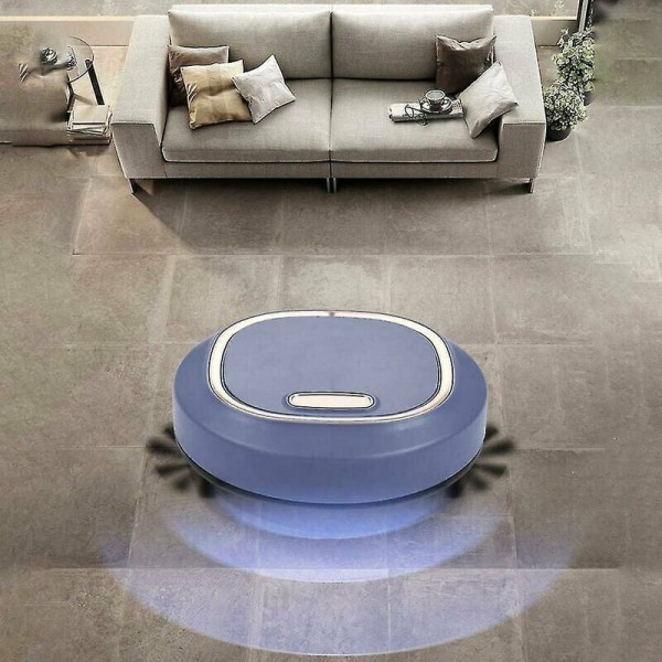 3-i-1 Robotdammsugare Upright Dammsugare och Mopp Super Dammsugare Robotdammsugare med Moppfunktion Perfekt för Husdjurshår (Svart)