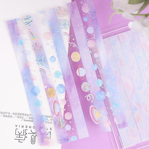 Klæbebånd Papirvarer | Kawaii Maskeringstape Sæt | Kawaii Skoleartikler - Washi Tape -（4Pcs Washi）