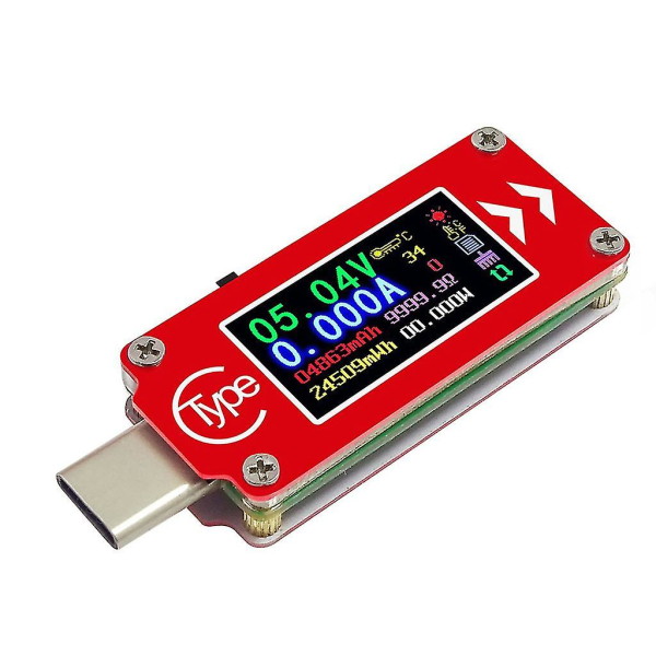 Digital Display Usb Tester Spænding Strøm Strømmåler Timing Detektor Voltmeter