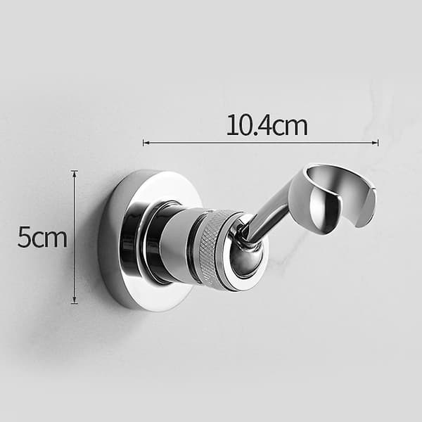 Justerbar brusehovedholder 360 Justerbar brusehoved Forkromet til standard