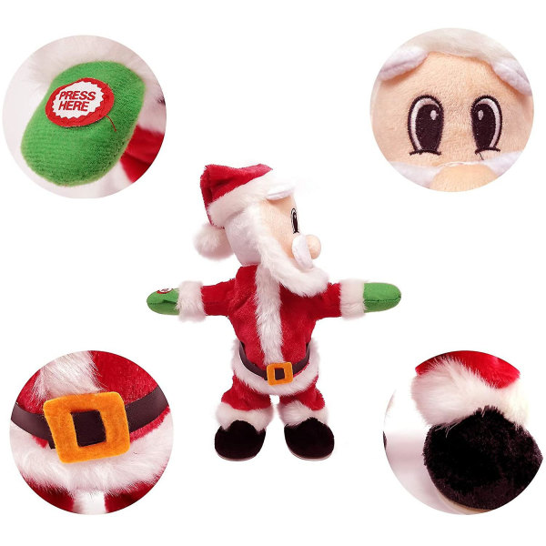 Twerking Santa Claus-[engelska låten] Twisted Hip,singing And Dancing Electric Toy