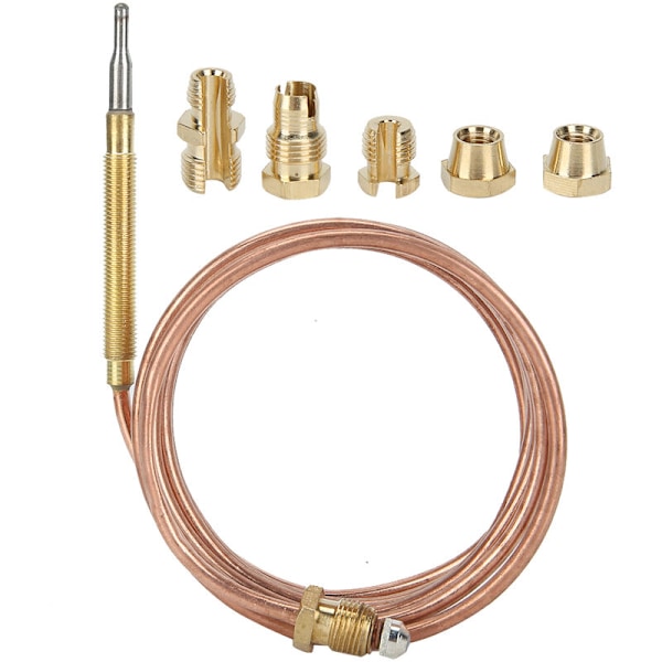 Gasspis Termoelement Kit Värmare Skyddsutrustning Temperaturgivare Sond med Mutter 1500mm