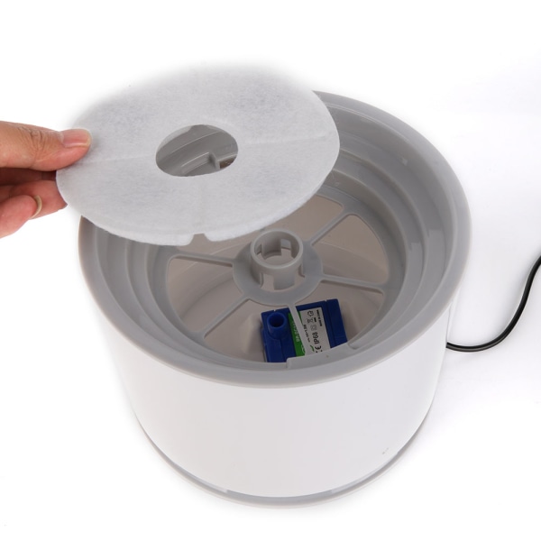 Automatisk vattenautomat med filter 2,4 liter tyst pump Blå