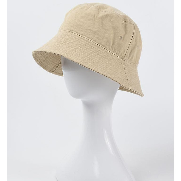 Solhatt, Dam Bucket Solhatt, Fiskehatt, Fällbar Snabbtorkande Hatt För Utomhusbruk, Hatt Tillverkad Av Bomull (svart)（beige）