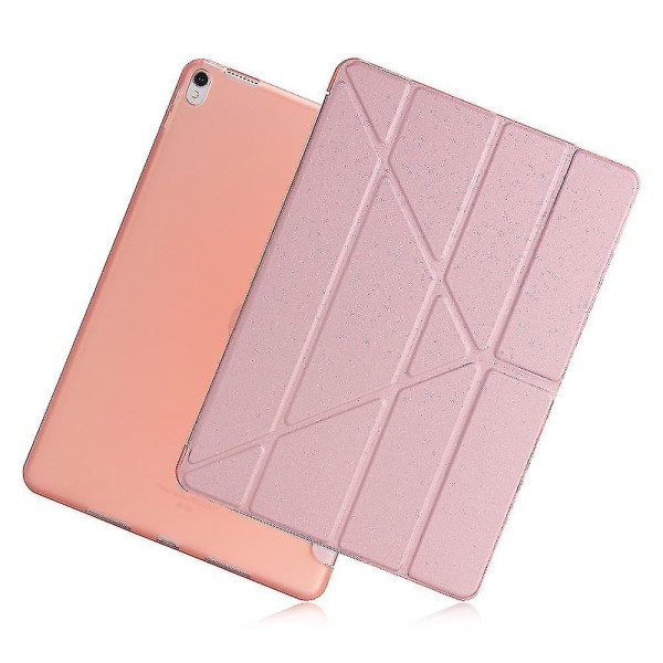 Origami Stand Leather Smart Case Ipad Air 10.5 (2019) / Pro 10.5 tuumalle (2017) (Rose Gold)