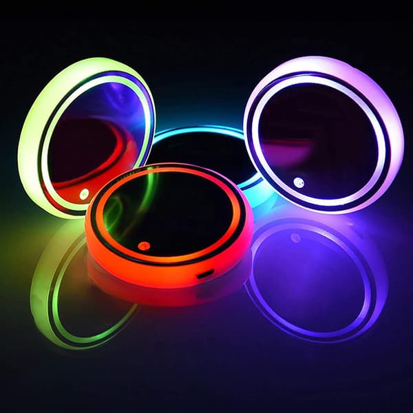 Billadholder LED-lysunderlag - 2-pakning