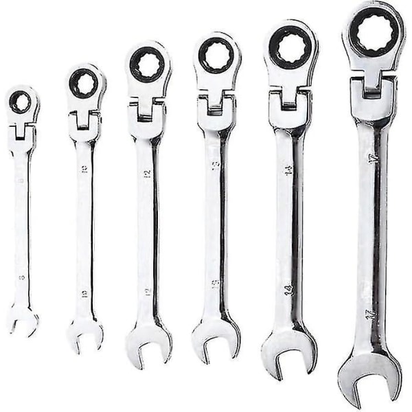 Spanner Sets 1 Pcs 6/32mm Activities Metric Flexible Head Ratcheting Wrench Adjustable Repair Tool 9/10/11/12/13/14/15/1 The Best Choice from JJGI