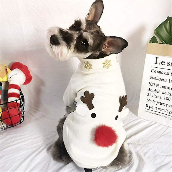 Julhundkostym Alce Modell Husdjur Vinter Varma Rock Hundrock Kläder Hundkläder Festkläder Fo