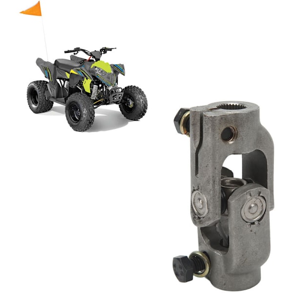 22T Dubbel D Fosfaterad Universell Styrkula U-Led 14mm Håls Dia för ATV UTV Go Cart