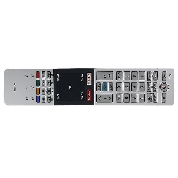 Vaihdettava kaukosäädin Ct-8536 televisioon, jossa on avain 49u7750 55u775075u7750 ilman ääntä（hopea musta）