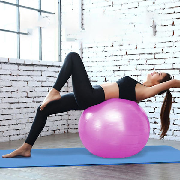 Mjuk träningsboll, träning, fitness, balans, gym, fysio, magmuskler