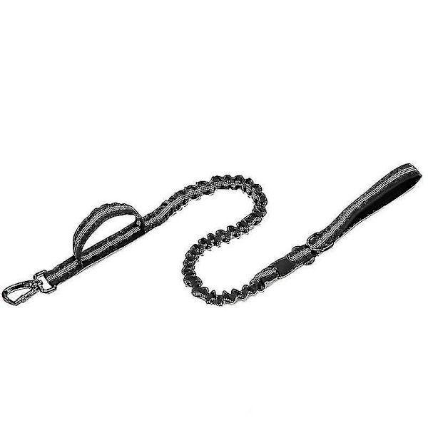 Bungee Hundeleine Elastisk Ledetau Med 2 Polstret Kontroll For Middels Og Små Hunder Med Reflekterende