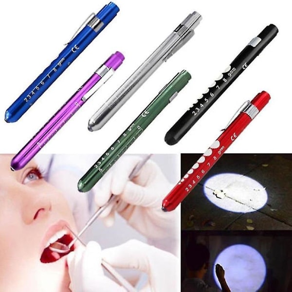 Pocket Medical Penlight Otoscope Aluminium Lommelygte Type