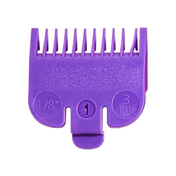 8-farvet professionel hårtrimmer/klipper Guard kamme Guidekamme kodet/kamme - fantastisk til hårklippere/trimmere.