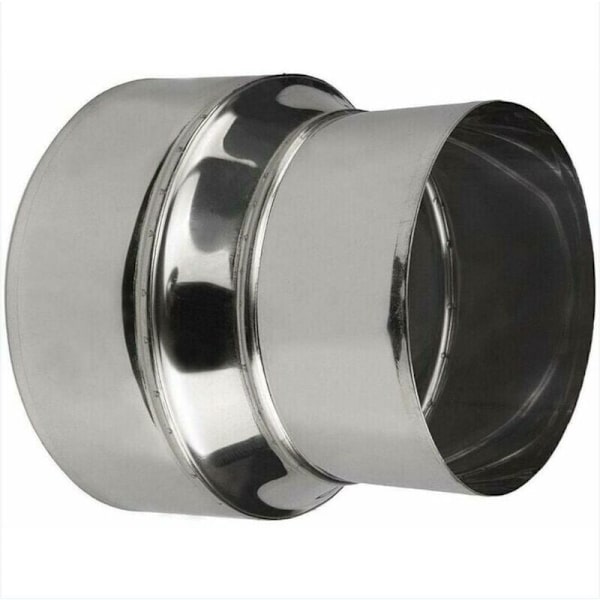 BF Rostfritt Stål Spisrörsreduceringsrör Anslutningsrör Skorstenskanaladapter - ??80mm/??60mm (1 st)