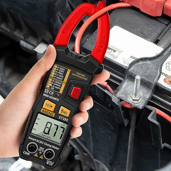 A-neng St194 Multimeter Clamp Meter Digital 6000 Count True Rms Strømmåler 600v Kondensator Clamp