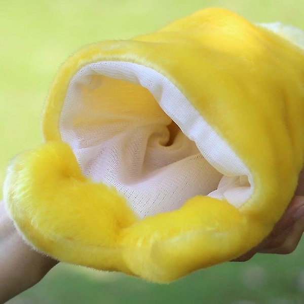 Cartoon Duck Hand Puppets Movable Mouth Animals Plush Doll Teaching Aids Kids Toy