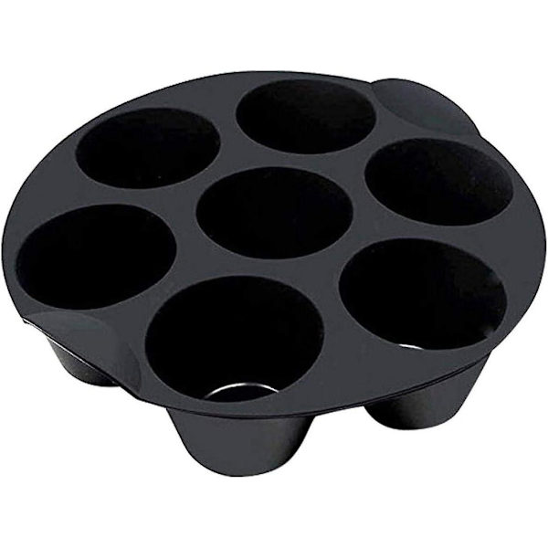 Silikone Muffinform Cupcake Kopper, 7 Kopper Air Fryer Silikone Cupcake Form til