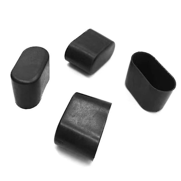 22 kpl 40x20mm kumikalustejalat rengastulpat soikeat pöytä- ja tuolien jalkatupit liukumattomat huonekalujalkojen tyynyt puutarhakalusteisiin, tuolinjalkoihin