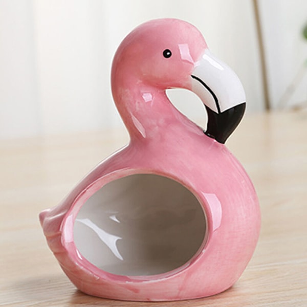 Dold hamsterbo i form av djur - Sommarfrisk litet husdjursbo för små djur - Liten flamingo