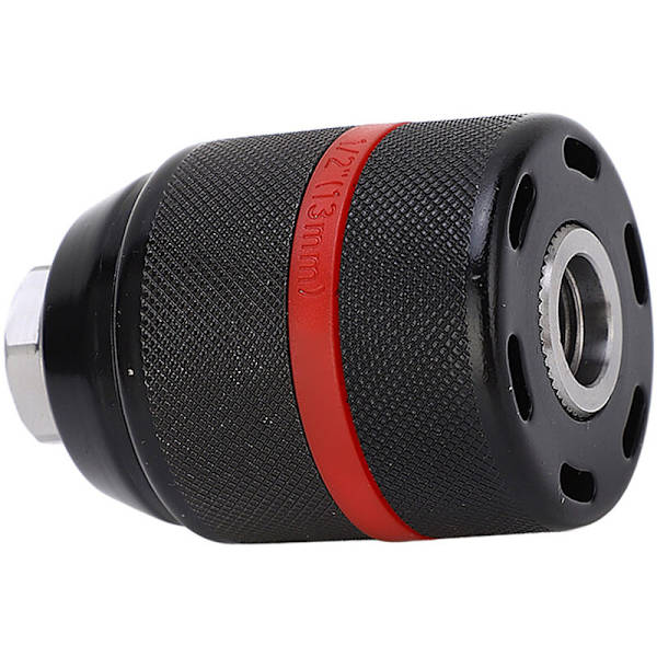 Nyckellös borrchuck 1/2-20UNF Montering Självspännande elektrisk borrchuck 2-13mm Spännvidd Hex 63mm/2.5in