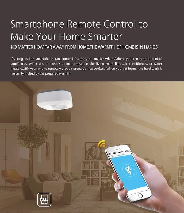 Smart Zigbee bevægelsessensor fungerer med Echo Plus, Echo Studio
