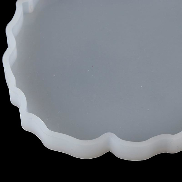 Silikon Geode Underläggsform Harts Epoxi Gjutform DIY Konst Hantverk