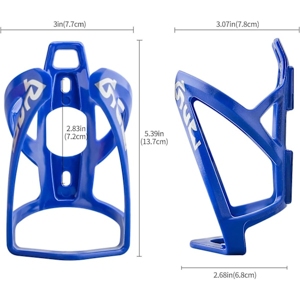 Cykel Flaskeholder, Universal Cykel Kopholder, Letvægts og Robust Cykelflaskeholder med Skruer, 2 Pakke Blå (Som Vist, Som Vist)